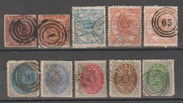 Danemark collection vieille, divers états