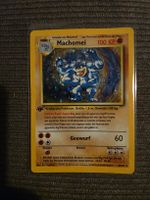 Pokemon Machomai Holo Base Set Deutsch EX