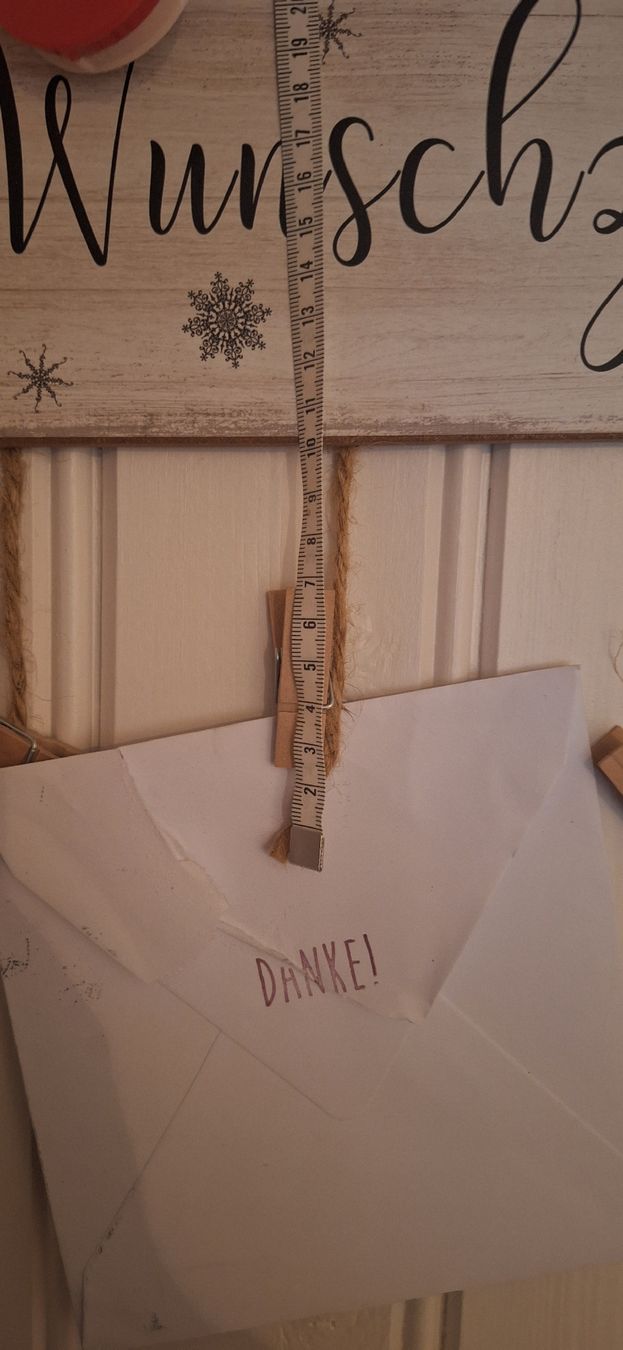 Migros Tutte le decorazioni: Dekoschild Wunschzettel mit Schneeflocken, rustikal – Nuovo (secondo la descrizione) da Matten b. Interl venduto da Daeni_2000 3