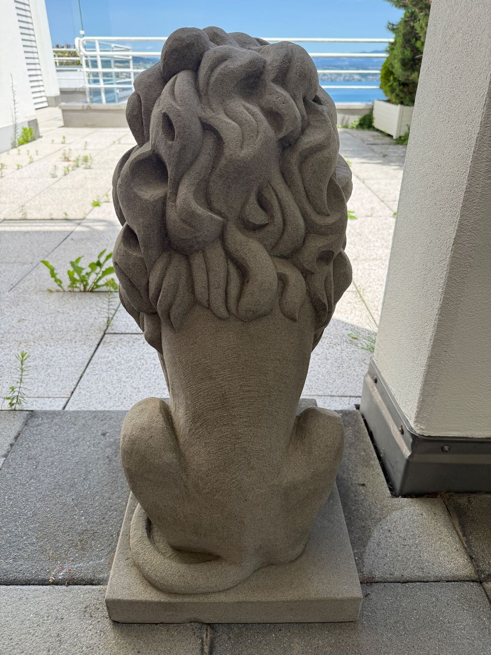 Sculture & Statue: Steinsitzender Löwe 2 Stück (Sandstein) – Usato da Schindellegi venduto da Haru5 3