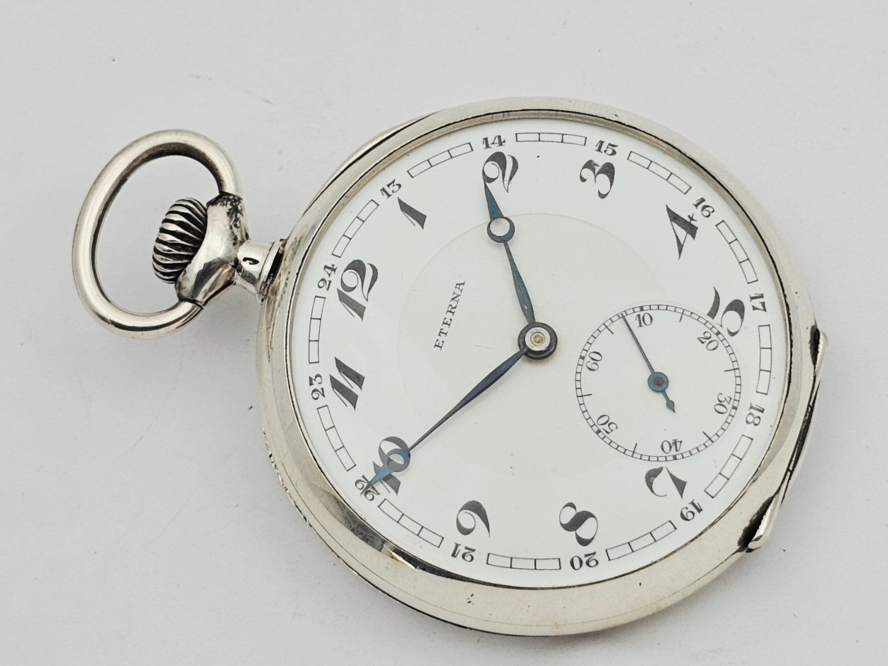 Eterna Orologi: Eterna Taschenuhr Silber 935 – Usato da Bassersdorf venduto da AnkerWatch