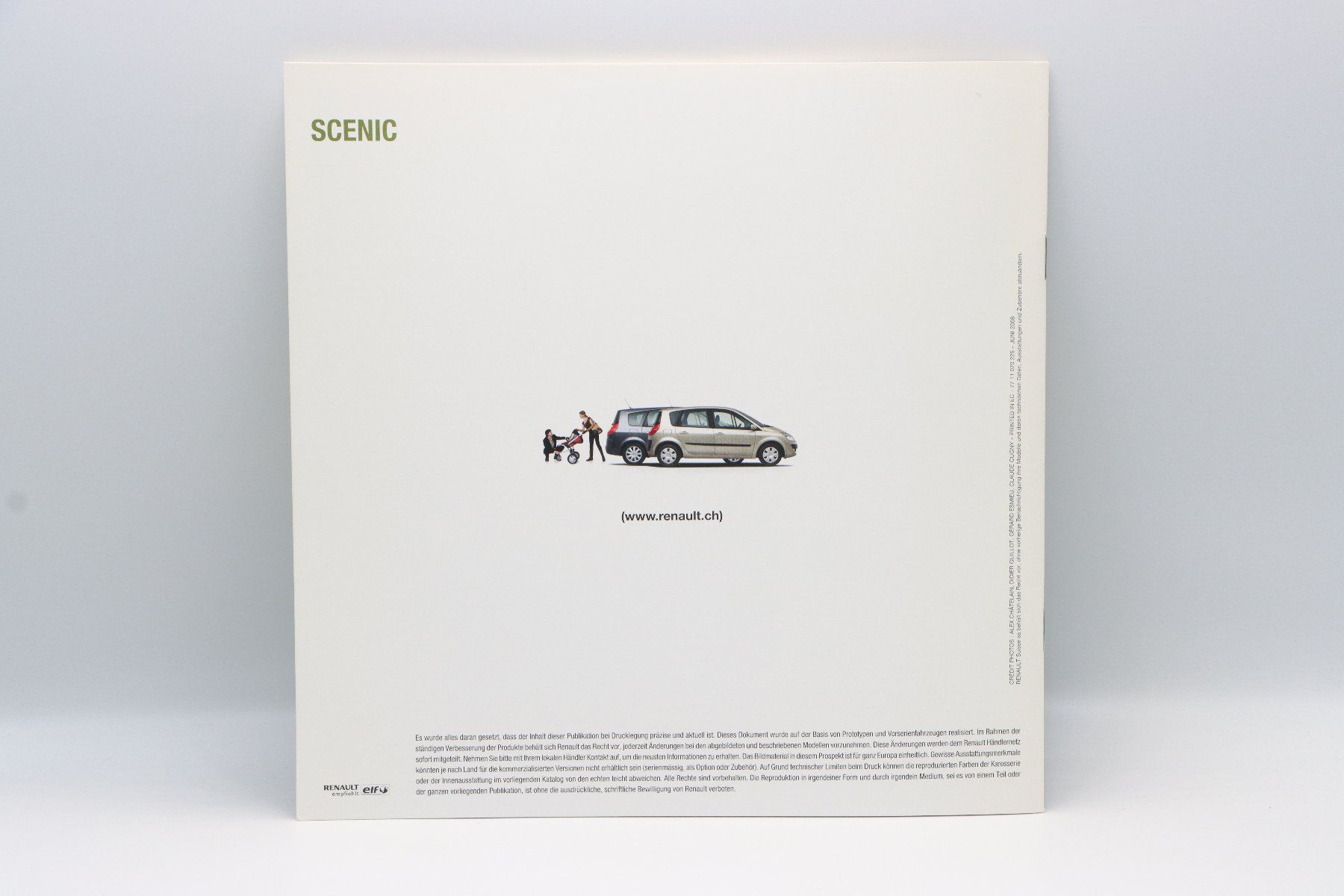 Renault Documenti: Renault Scenic 2008 Prospekt – Usato da Bühl b.Aarberg venduto da Collectorpassions 1