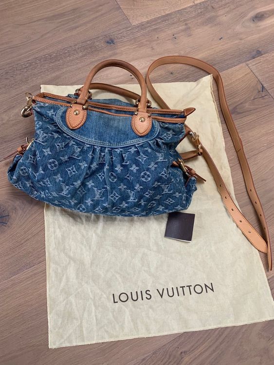 Sac Louis Vuitton Denim Bleu