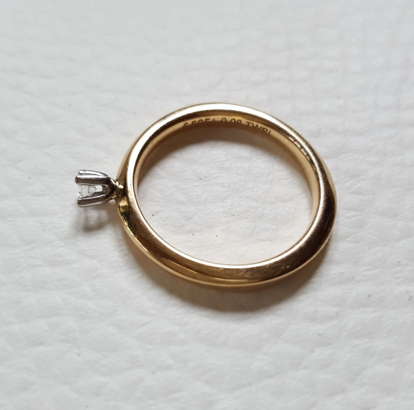 Anelli: Gold 585 Solitär Ring mit Brillant – Nuovo (secondo la descrizione) da Wald ZH venduto da Dasilver 6