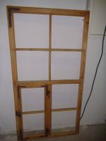 alter Fenster Holzrahmen