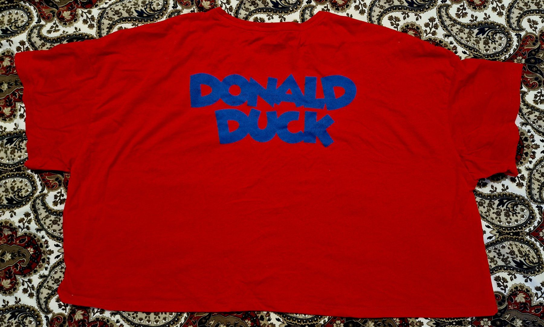 C&A T-Shirts: Rotes extra breites TShirt 'Donald Duck' – Gebraucht aus Oberengstringen von Sheera7 1