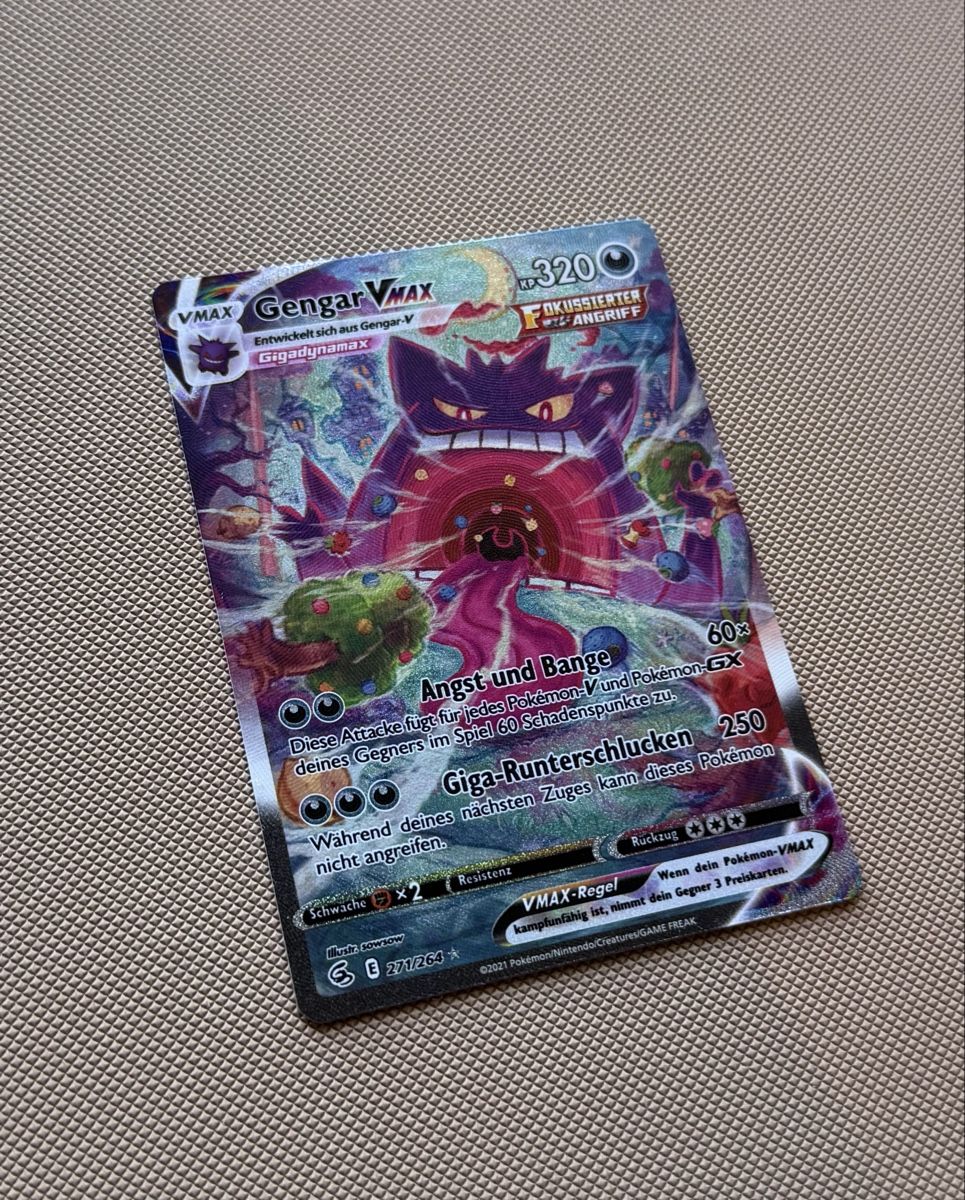 Pokémon Carte collezionabili: Gengar Vmax #271 – Nuovo (secondo la descrizione) da Au SG venduto da Bego1 2
