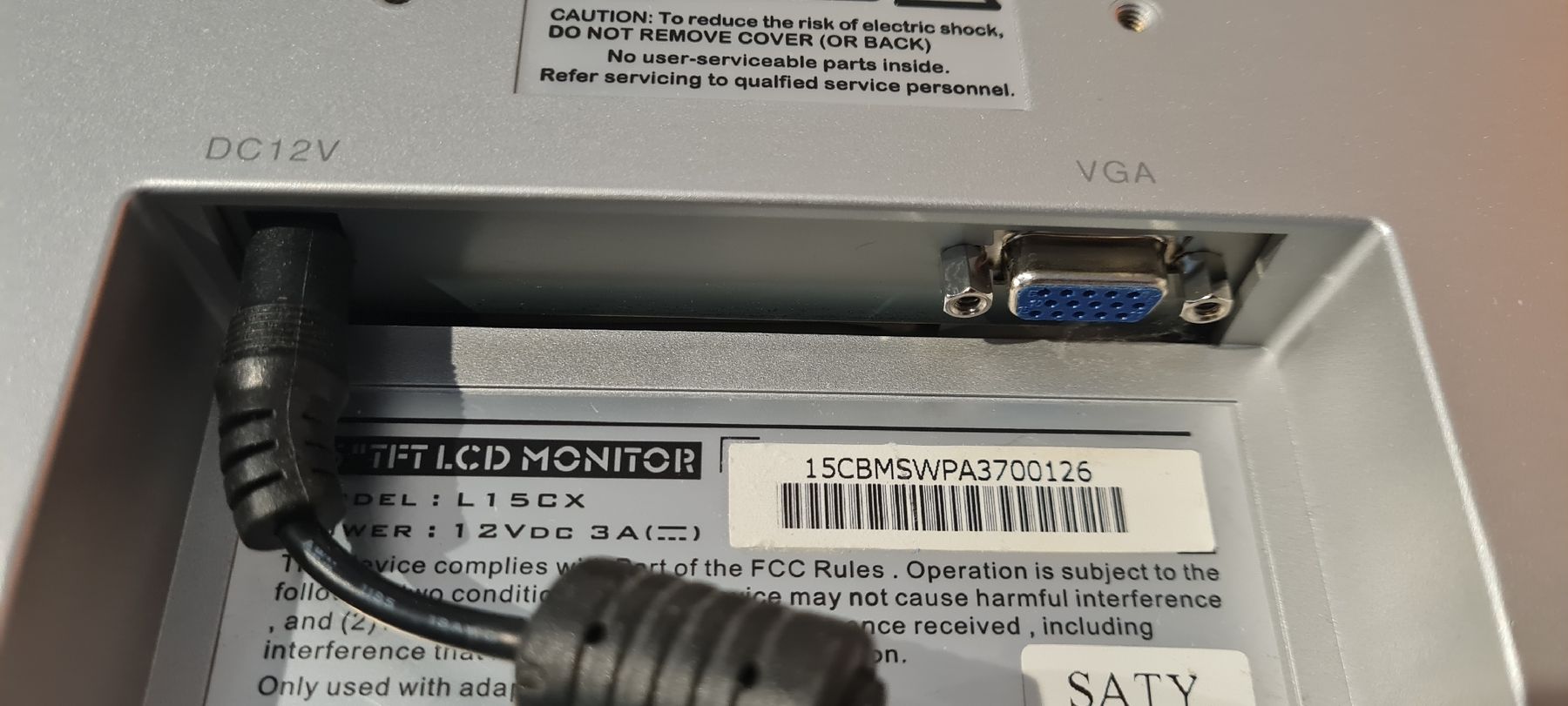 Ecrans: 15" TFT LCD Monitor – D'occasion à Wollerau par Hansjuerg2 2