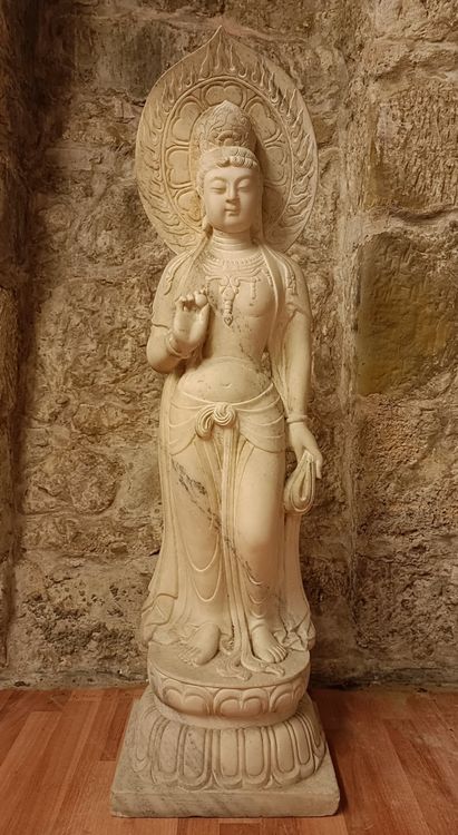 Alte asiatische Marmor Statue | Kaufen auf Ricardo