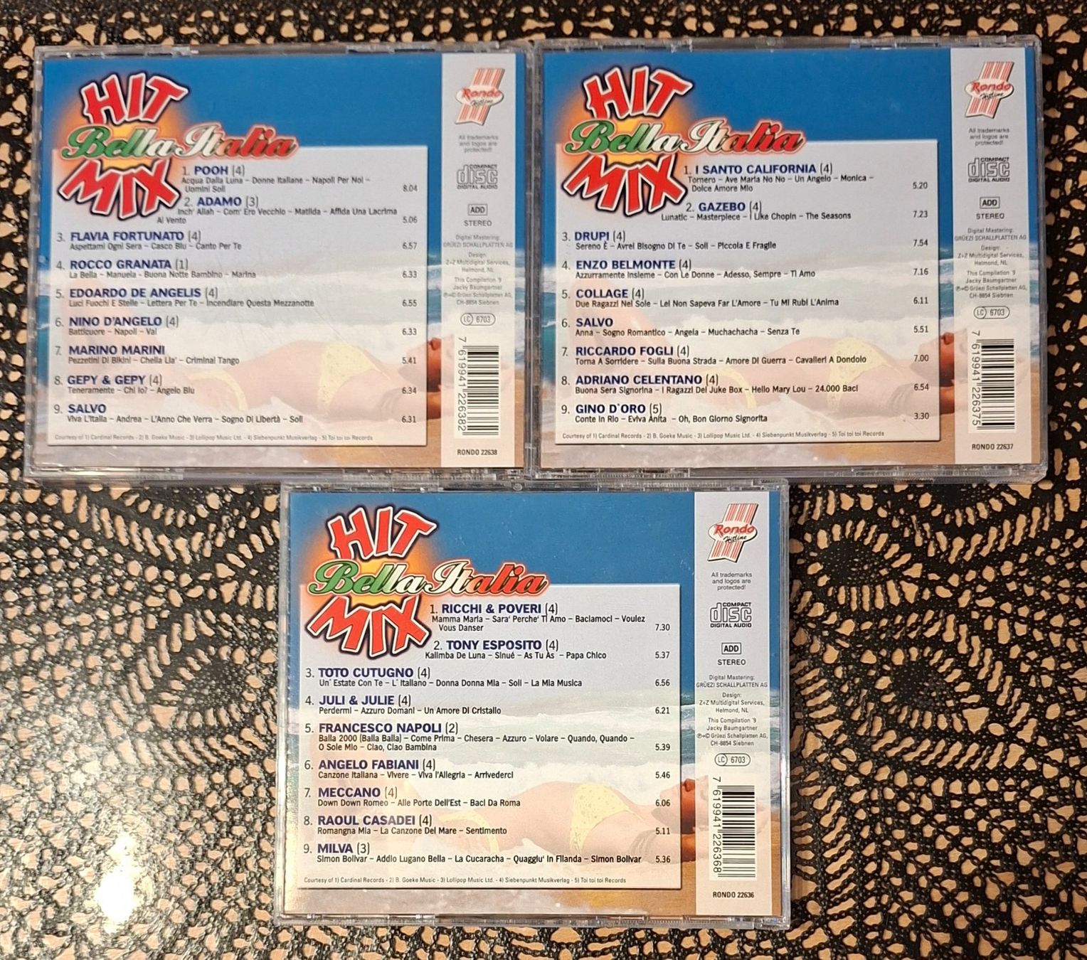 CDs: Bella Italia Hit Mix, 3CD Italo Hit Compilation Sampler – Gebraucht aus Schönenberg TG von breiti12 1
