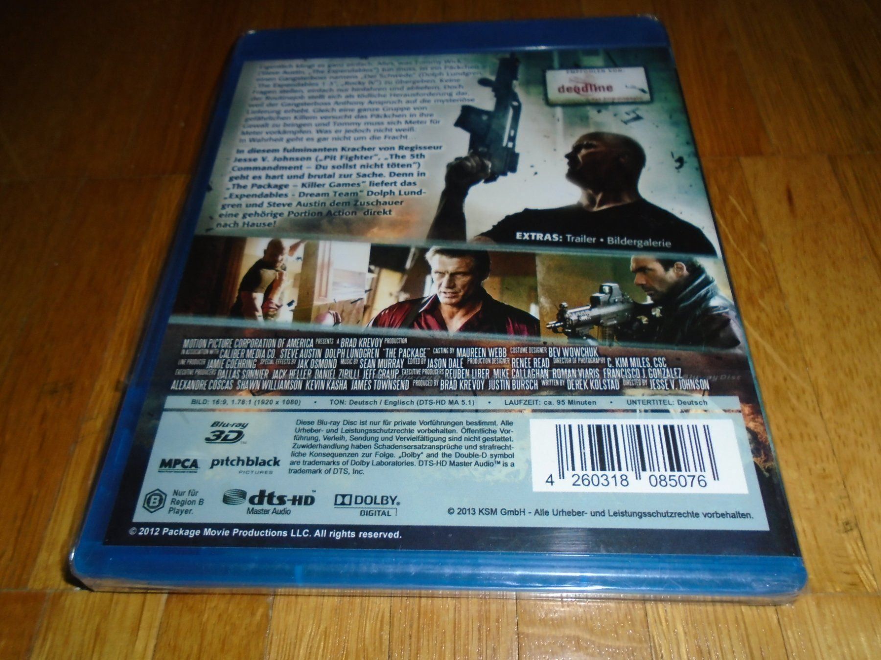 Tutti i DVDs: The Package - Killer Games - 3D & 2D BLU-RAY - UNCUT – Nuovo e nell'imballaggio originale da Basel venduto da havsok 1