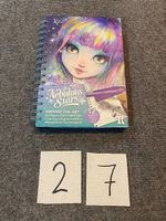 Cahier dessin décalques paillettes