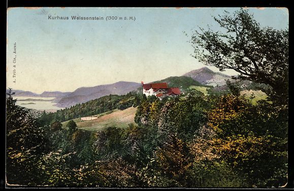 Cartes postales: AK Weissenstein, Kurhaus Weissenstein – D'occasion à Berlin par bartko-reher