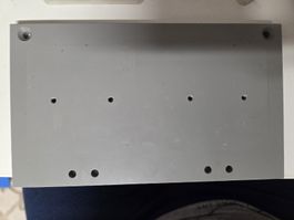 Steckdose Montageplatte Kunststoff Doppelsteckdose 
