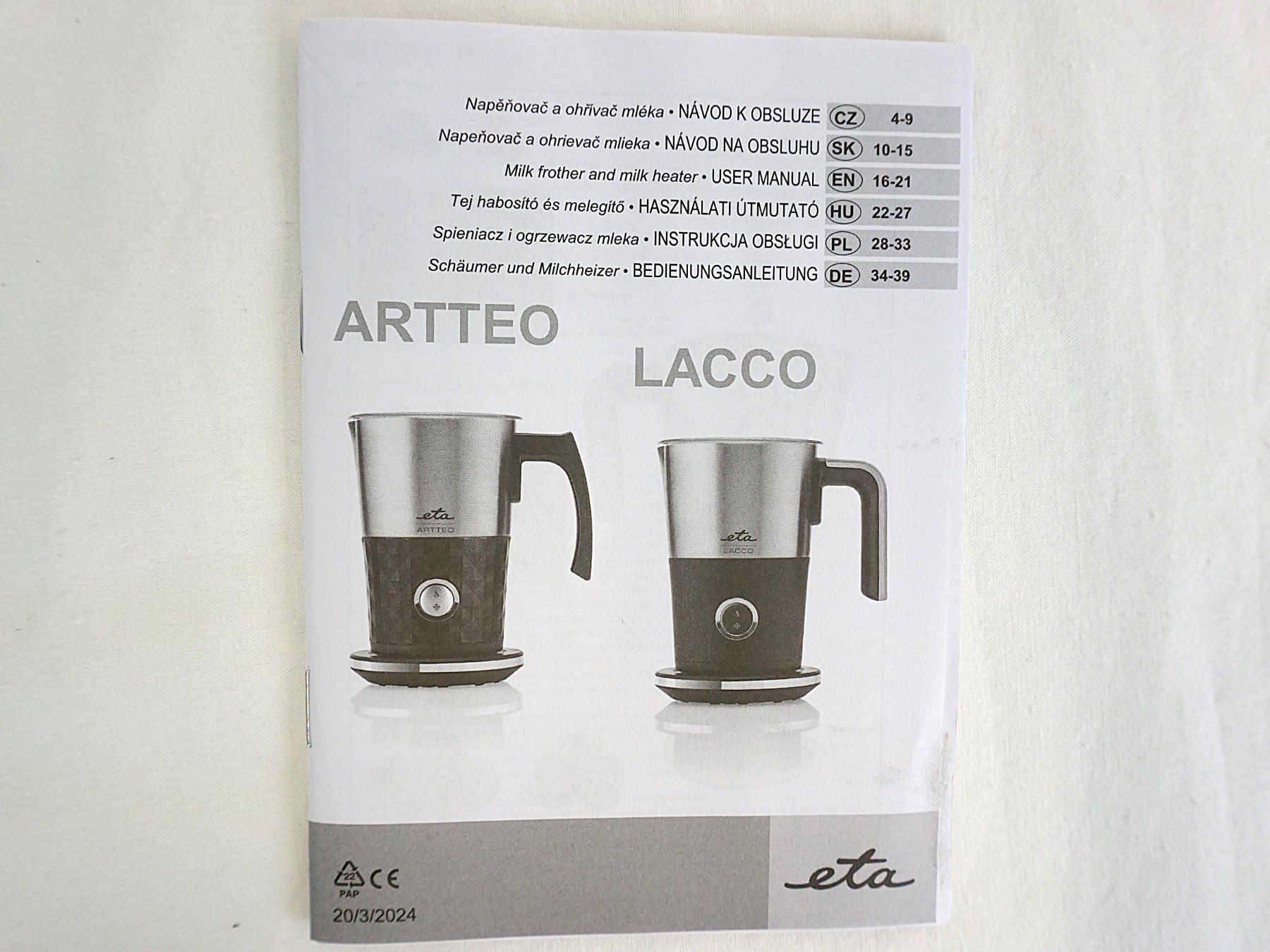 Elettrodomestici da cucina: ETA Milcherhitzer Artteo – Nuovo (secondo la descrizione) da Pratteln venduto da Restwert_Pratteln 4