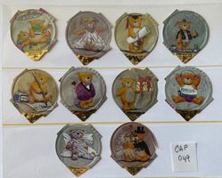 Orsetti Teddy -COPERCHI CREMINI-10 PEZZI
