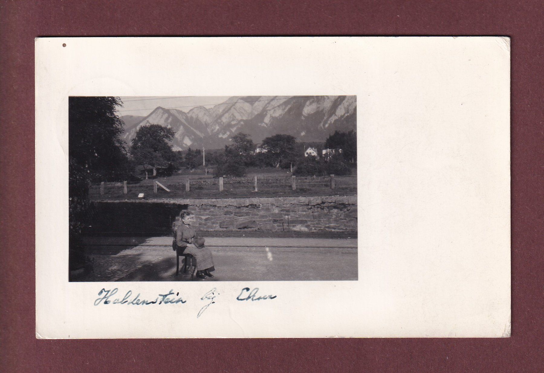 Cartoline postali: Photo - HALDENSTEIN bei Chur - 1934 – Usato da Pully venduto da nicecards