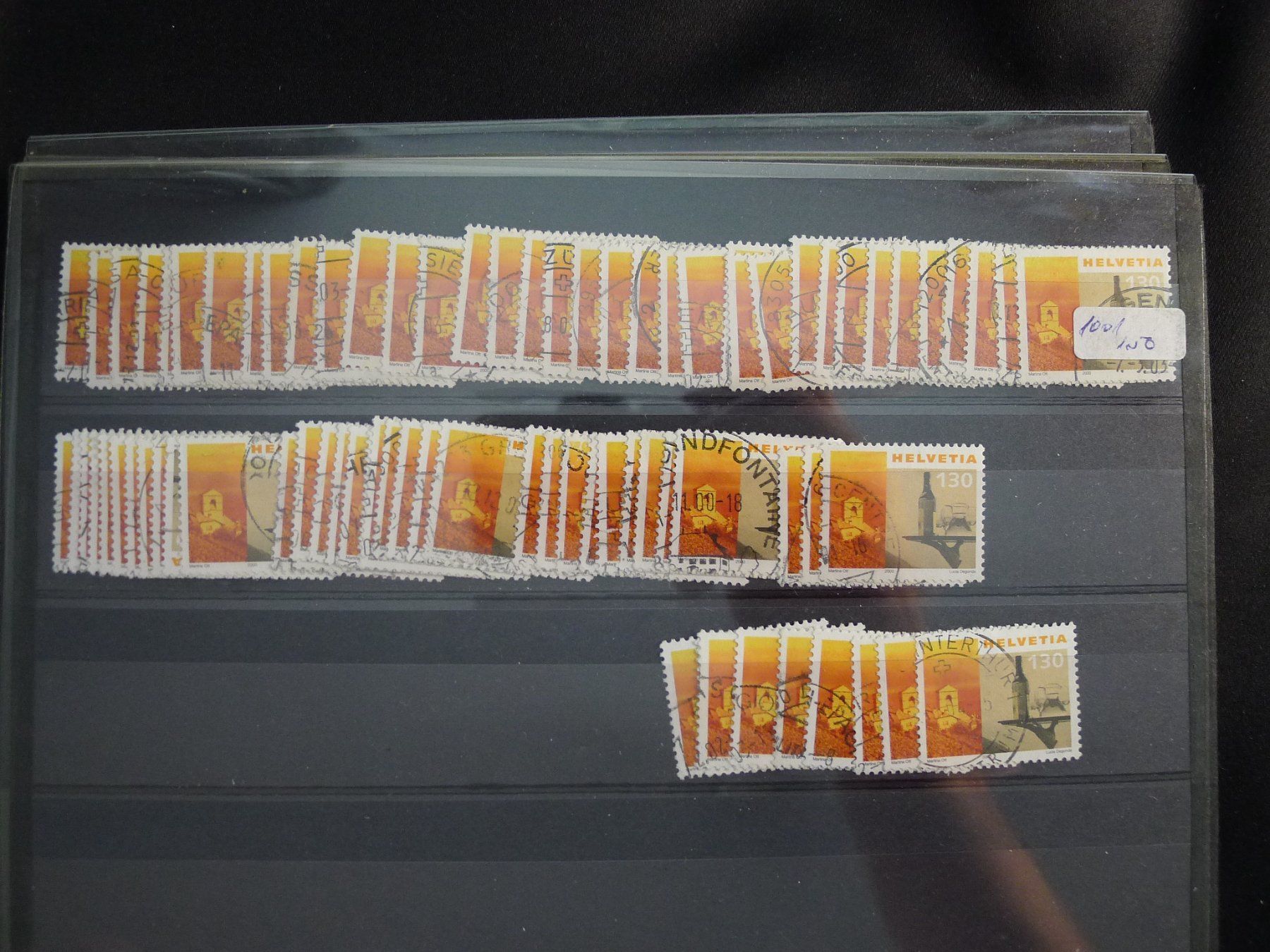 Alle Briefmarken: Schweizer Dubletten Posten auf 9 Steckkarten – Gebraucht aus Dagmersellen von wyss1982 3
