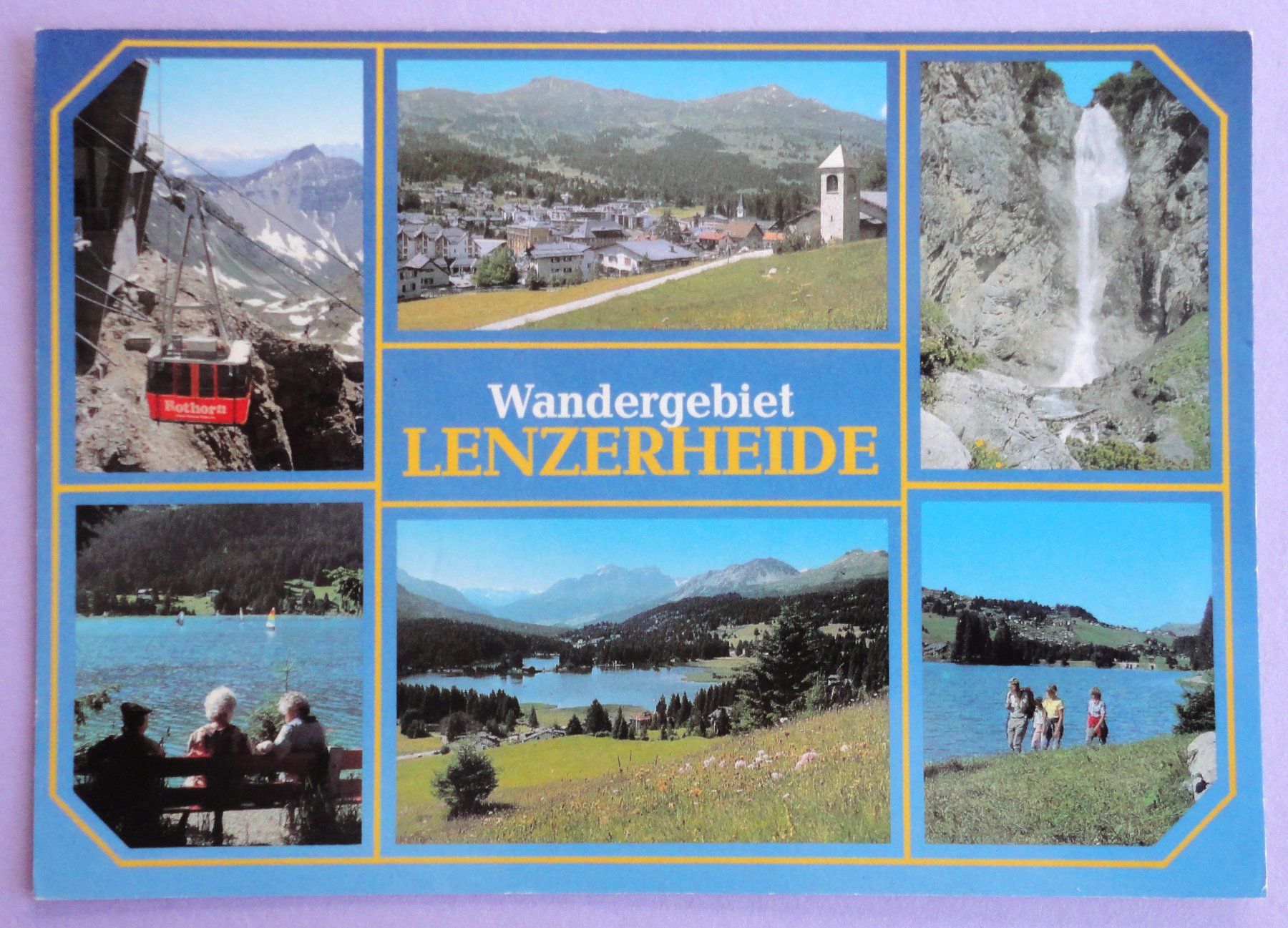 Cartes postales: Wandergebiet Lenzerheide – D'occasion à Fétigny par Billy2miny