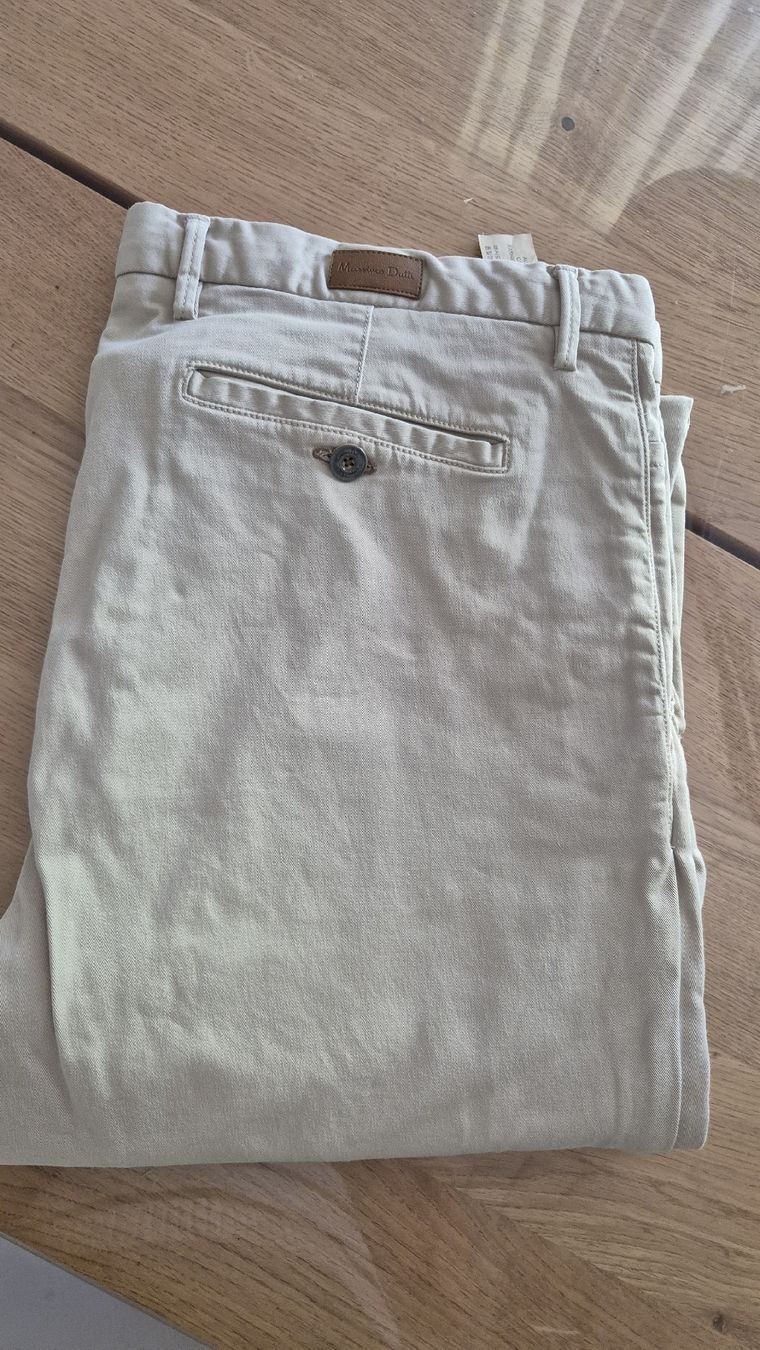 Massimo Dutti Pantaloni: Massimo Dutti Hose, Beige, Gr. 44, Regular Fit, Top! – Usato da Winterthur venduto da ann_7lxx 8