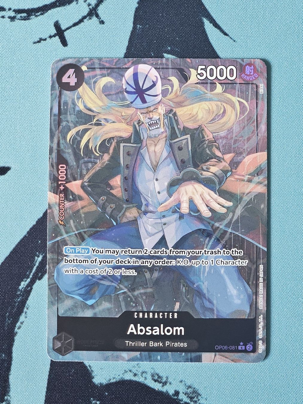 Bandai Carte collezionabili: One Piece TCG - Absalom AA EN – Nuovo (secondo la descrizione) da Safnern venduto da wil_z6qf