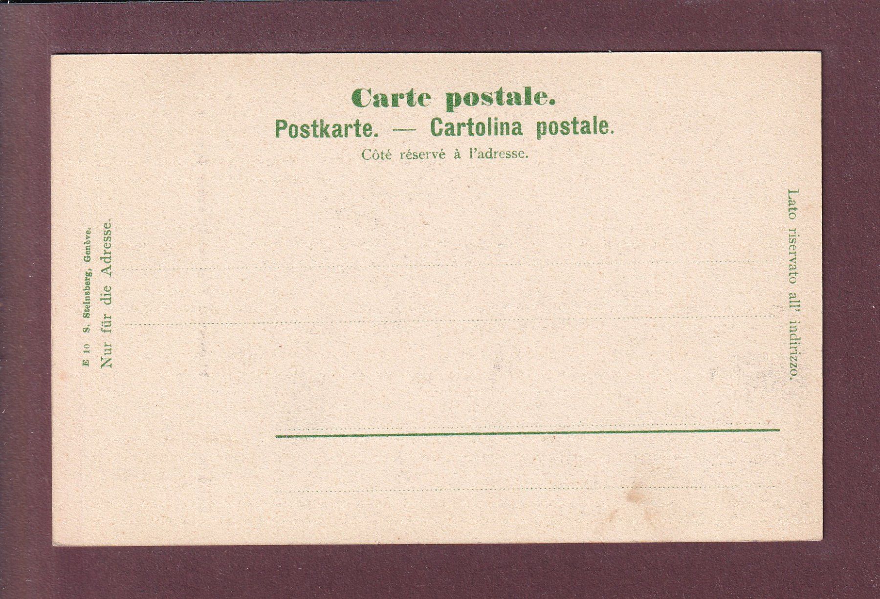 Ansichtskarten: GENEVE - Monument Brunswick - Statue équestre – Gebraucht aus Pully von nicecards 1