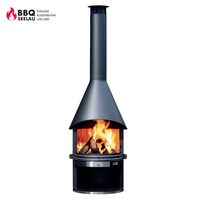 Cheminée Edelstahl Grillkamin Mars