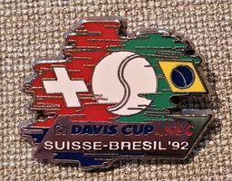 L808 - Pin Tennis Davis Cup NEC Suisse - Bresil 1992