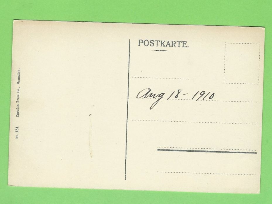 Cartoline postali: Roseg-Gletscher u. Restaurant Roseg. – Usato da Zürich venduto da t24_de 1