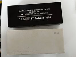 Victorinox Sammlermesser 1987 Schlacht bei St. Jakob 1444