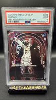 One Piece Shanks OP09-004 Silver SP PSA 9
