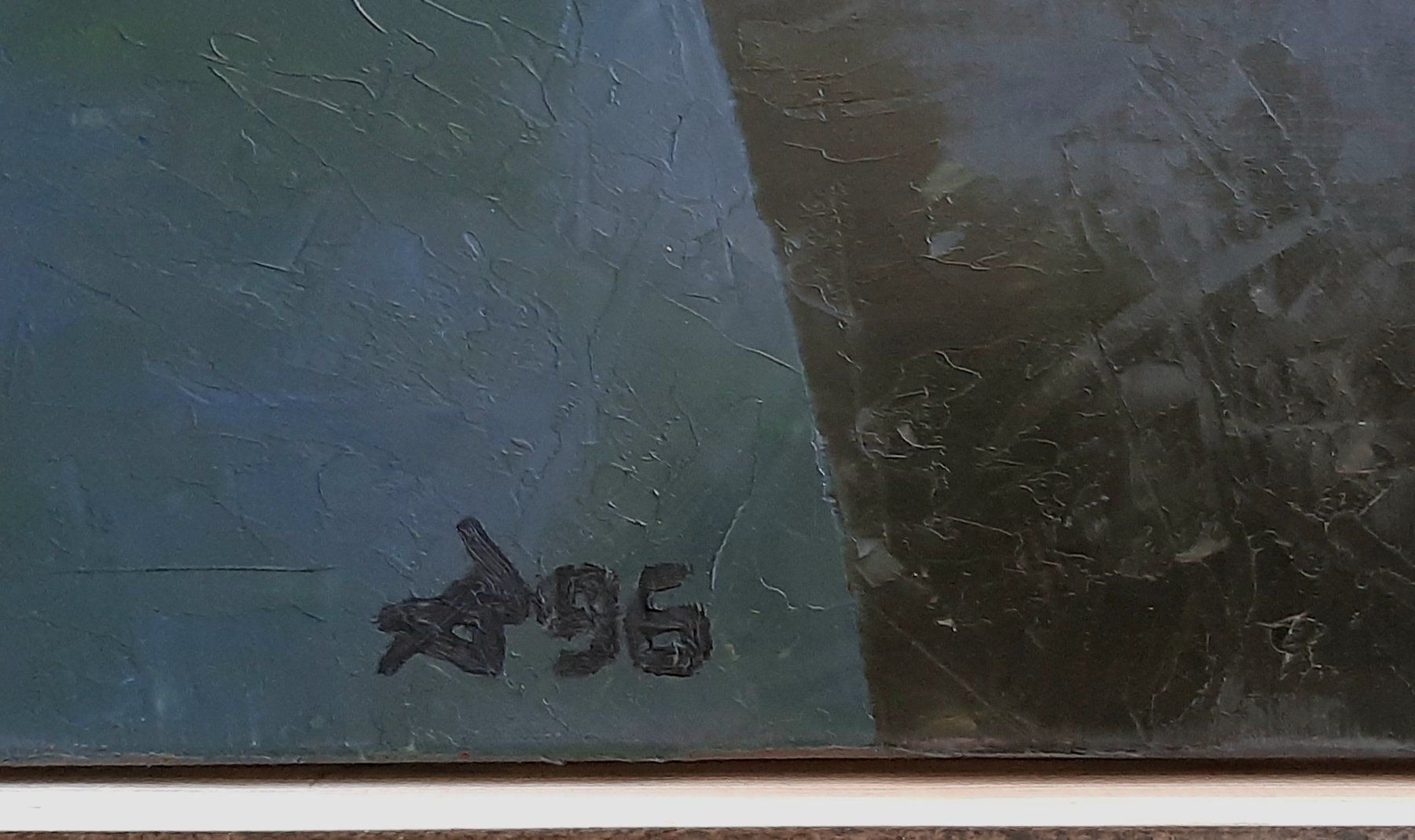 Gemälde: Modernes Gemälde monogrammiert – Gebraucht aus Arbon von torso444 1