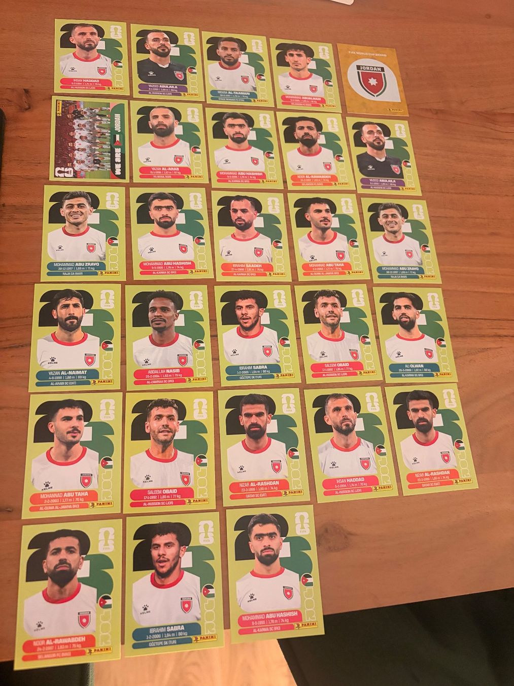 Panini Carte collezionabili: Panini Jordanien JOR 2026 – Usato da Solothurn venduto da rah_g92d