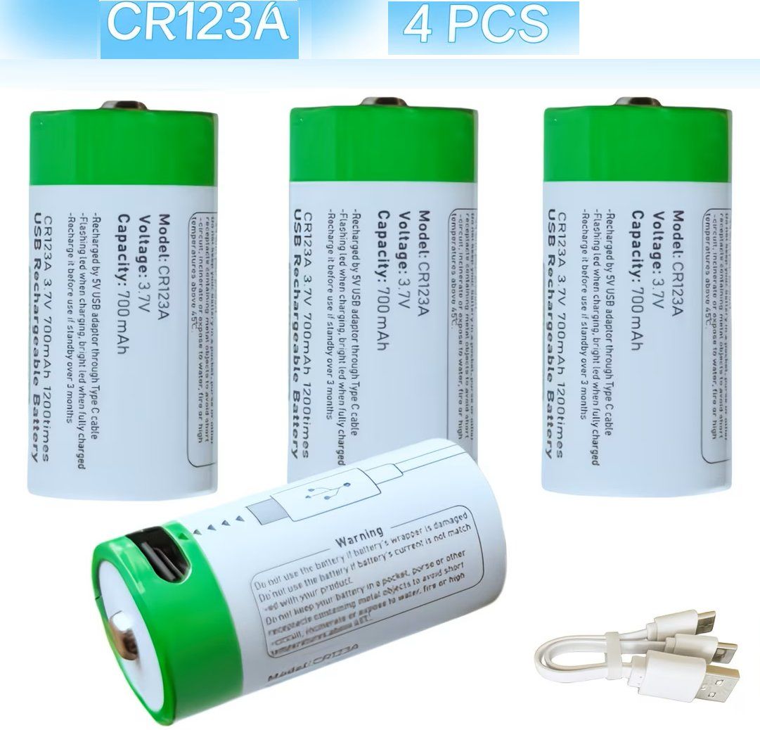 Akkus: wiederaufladbare Batterien CR123A – Gebraucht aus Zuchwil von Beppe_25.3