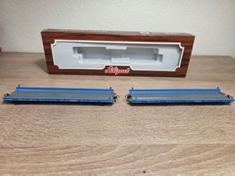 Liliput 200 50 Doppel-Flachwagen Hupac SBB H0