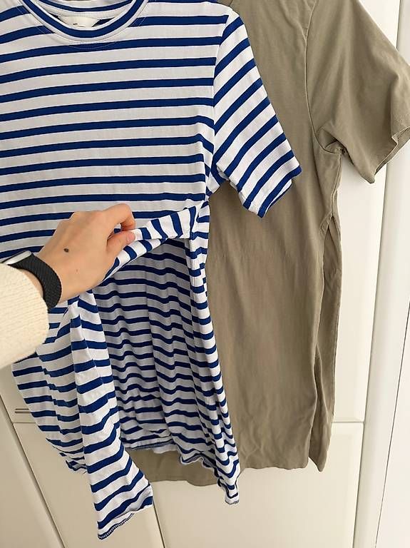 H&M Vestiti: 2x MAMA T-SHIRT-KLEID MIT STILLFUNKTION – Usato da Zürich venduto da domeldidom 2