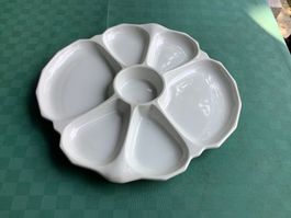 GROSSE VINTAGE PORZELLAN PLATTE ( SWISS-LANGENTHAL )