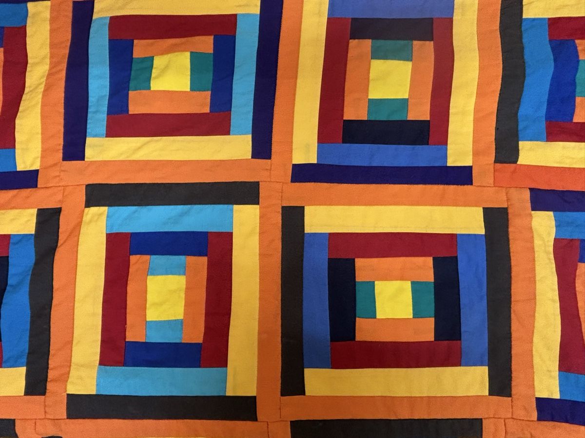 Decken: Bunte Patchworkdecke zum hängen oder als Bettüberwurf – Gebraucht aus Greifensee von Caraclara 4