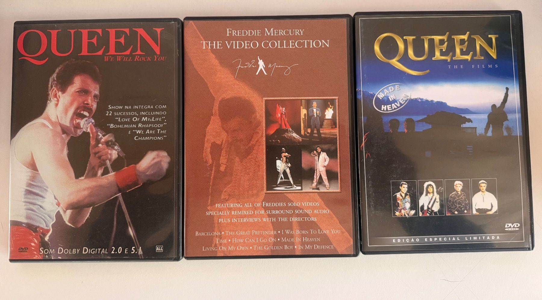 Tutti i DVDs: 3 X Queen DVD – Usato da Fehraltorf venduto da Djrog