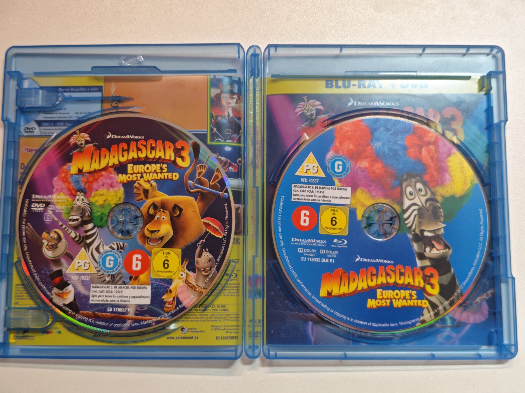 Tutti i DVDs: Madagascar 3 - Flucht durch Europa – Usato da Liestal venduto da Kratzilla 1