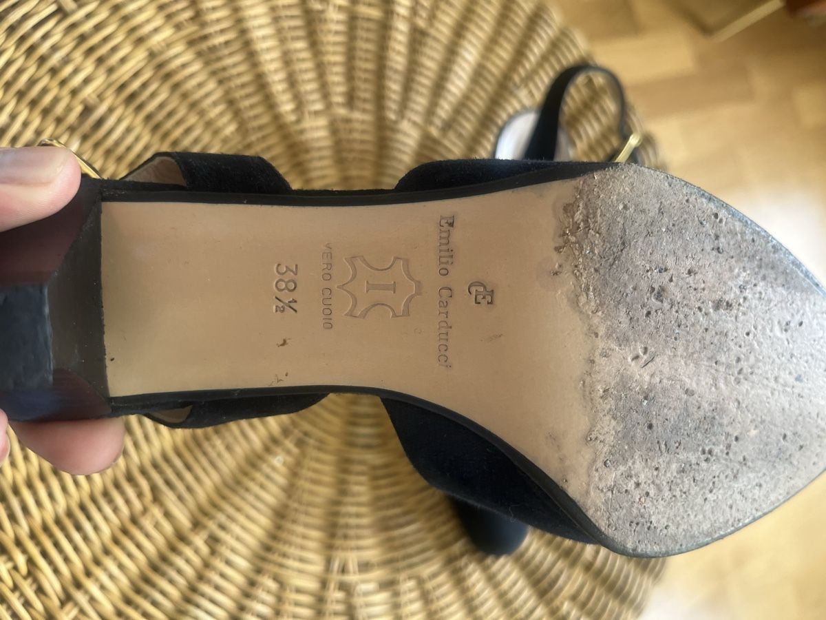 Scarpe da donna: Vintage Leder Sandalen – Usato da Zürich venduto da laribuechel 3