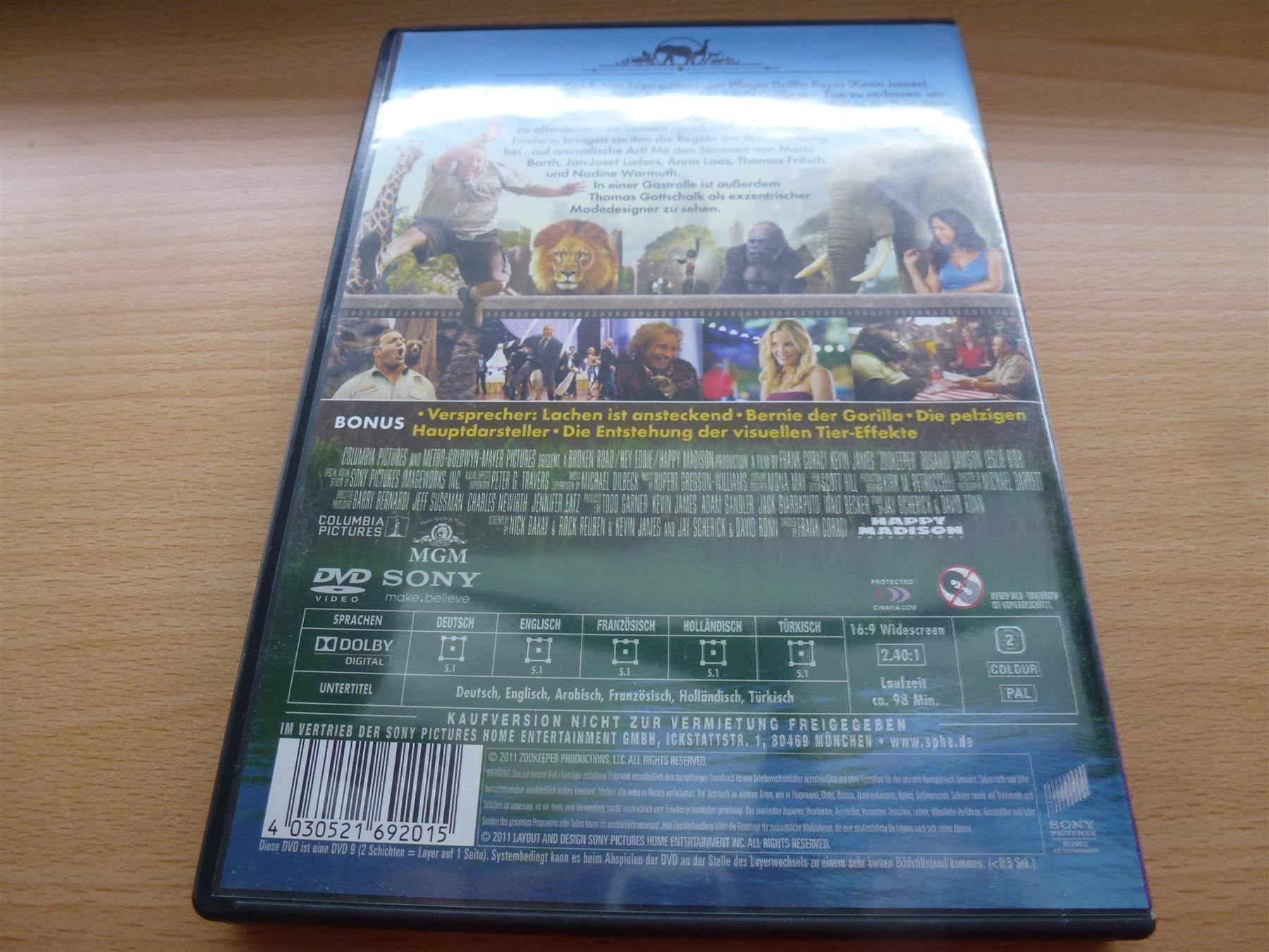 Tutti i DVDs: Der Zoowärter – Usato da Hombrechtikon venduto da HGK50 1