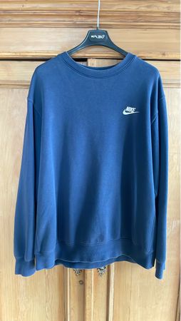 Nike Pullover Sweatshirt Gr M dunkelblau