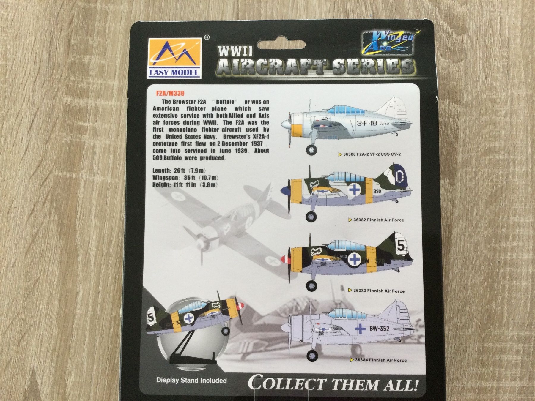 Modellbausätze & Standmodelle: Brewster Buffalo F 2A-2 1:72 Easy Model – Neu und originalverpackt aus Mezzovico von Herbie53 1