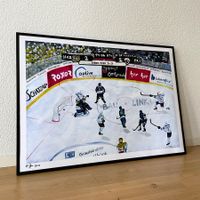 Fribourg Gottéron Moderne Kunst Eishockey Champions Schweiz
