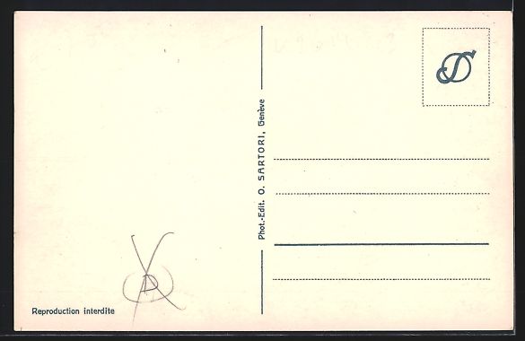 Cartoline postali: AK St. Cergue, Les Hotels – Usato da Berlin venduto da bartko-reher 1