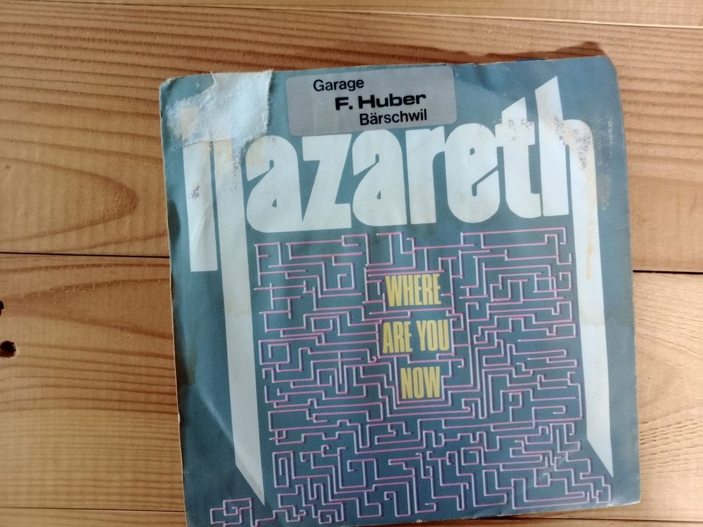 Nazareth - Where Are You Now? - Seltene Single Schallplat... (Gebraucht ...