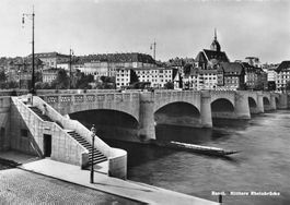 Basel (BS) – Mittlere Rheinbrücke, Ansicht der Rheinbrücke G