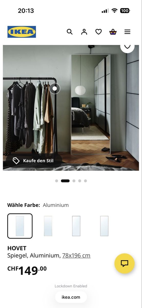 Ikea Specchi: Ikea mirrors (2x) – Usato da Zürich venduto da sibruno 3