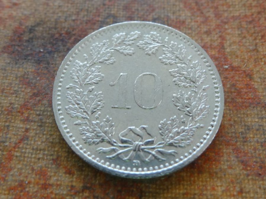 Alle Münzen: 10 Rp. 1998 – Gebraucht aus Romanel-sur-Lausanne von Swift13 1